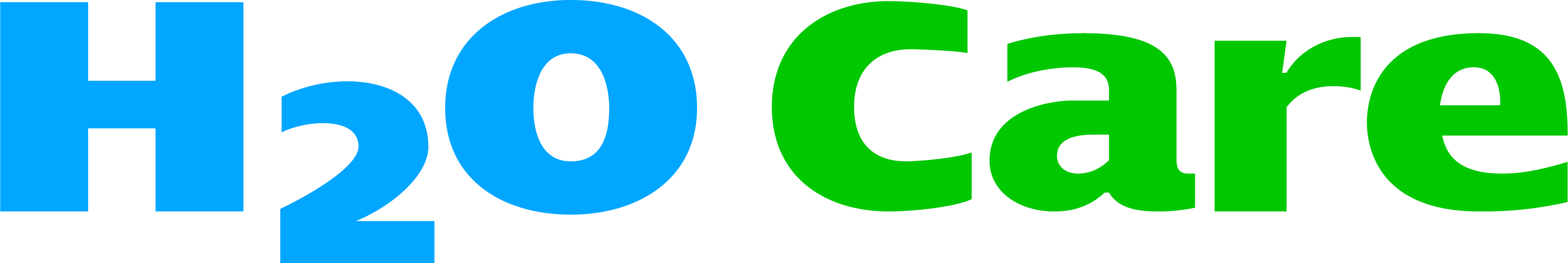 H2O Care Logo Text